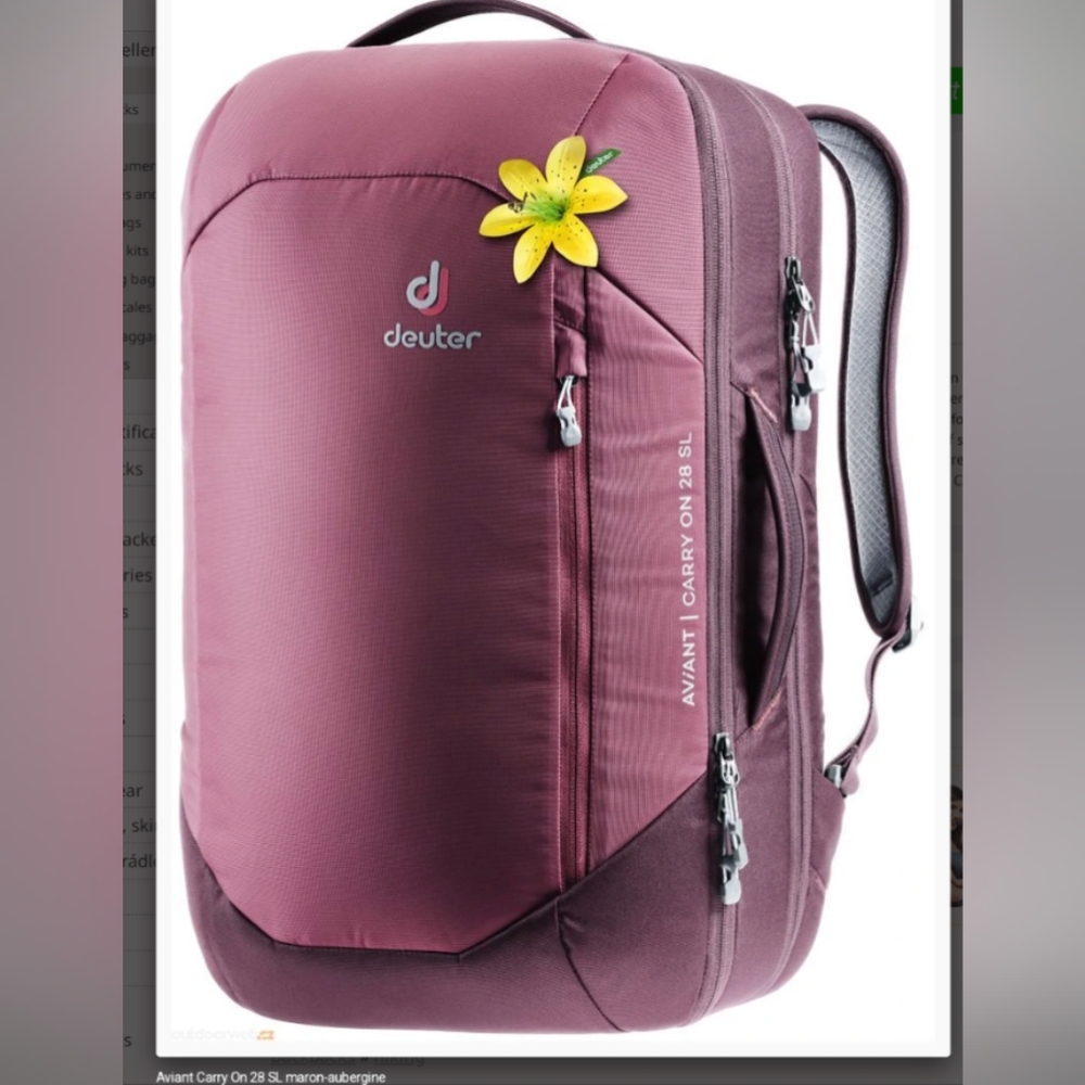 Deuter aviant 28L carry on SL, NWOT
